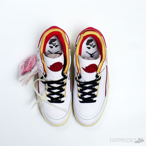 Off-White x Air Jordan 2 Retro Low SP White Red