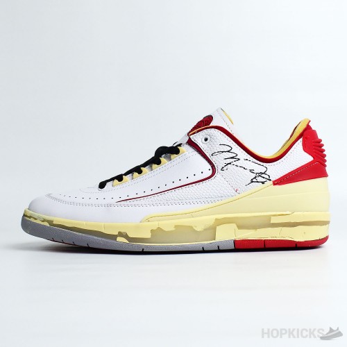 Off-White x Air Jordan 2 Retro Low SP White Red