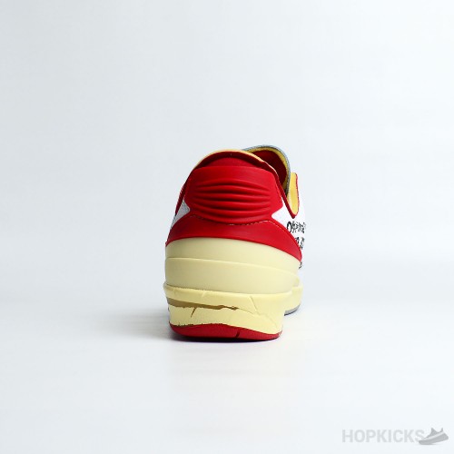 Off-White x Air Jordan 2 Retro Low SP White Red