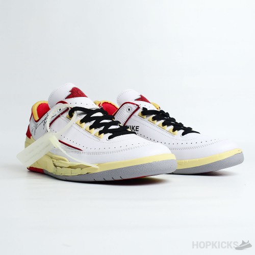 Off-White x Air Jordan 2 Retro Low SP White Red