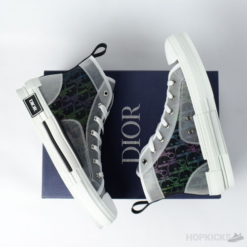 D*r B23 Black Rainbow Hi Top