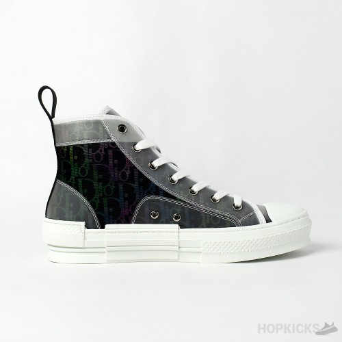 D*r B23 Black Rainbow Hi Top