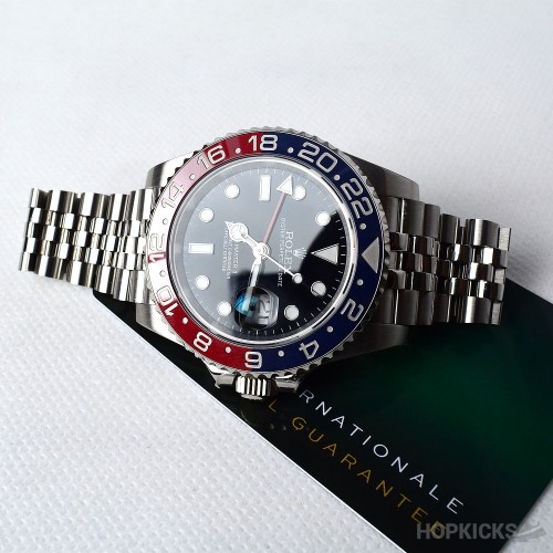 GMT-Master II Pepsi 904L Black Dial on Jubilee Bracelet CLEAN 