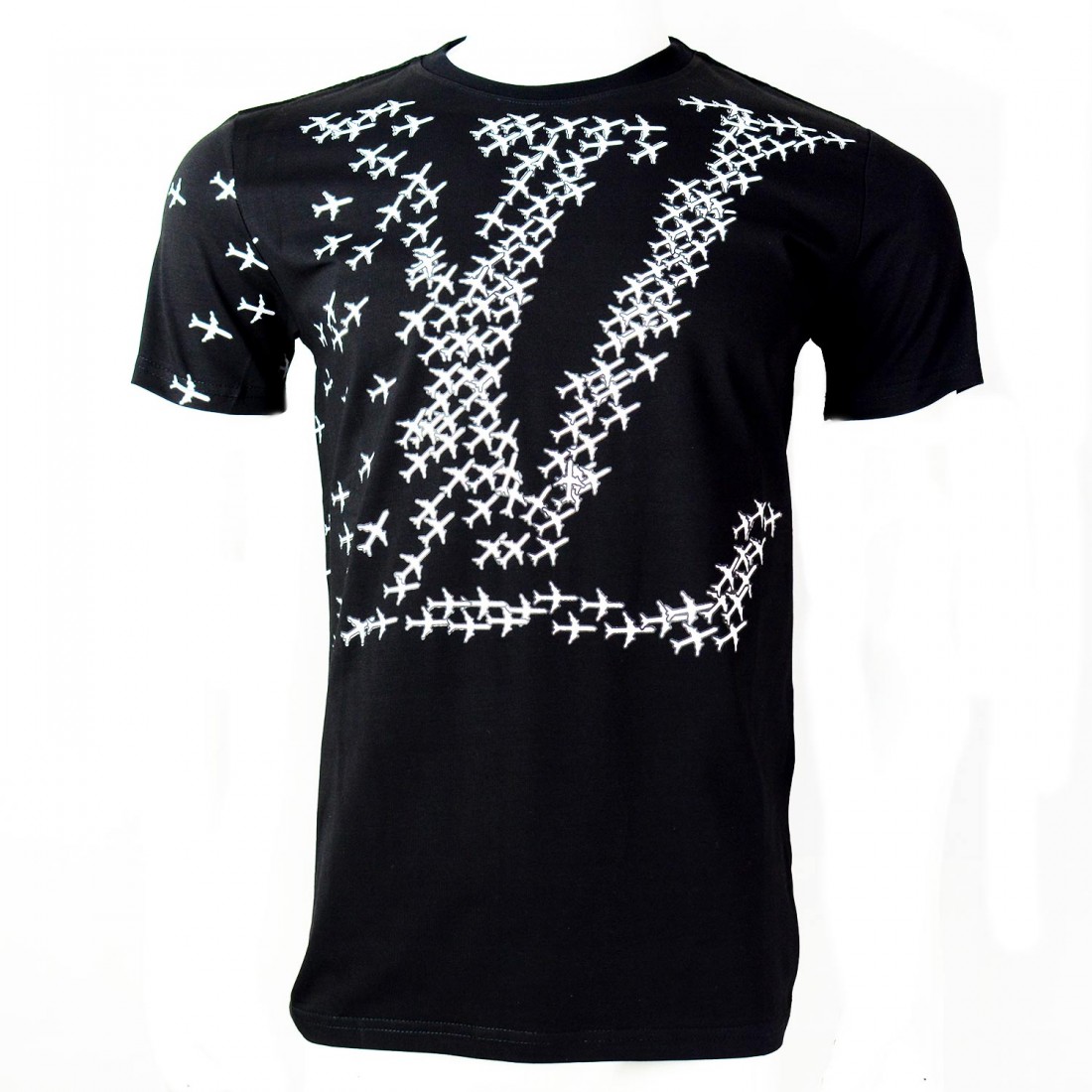 LV Planes Tee Black