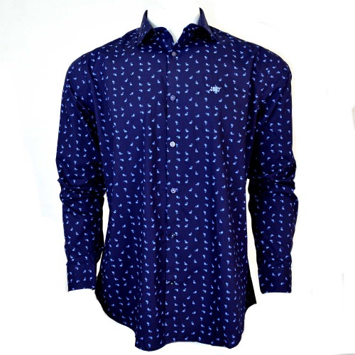 New Man Navy Shirt