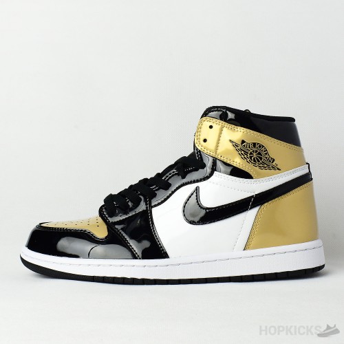 Air Jordan 1 Retro High NRG Patent Gold Toe