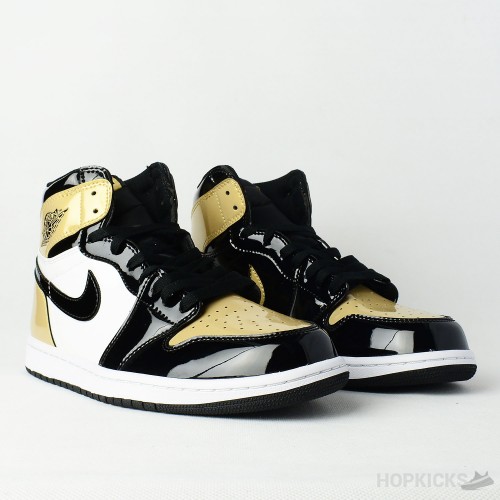 Air Jordan 1 Retro High NRG Patent Gold Toe