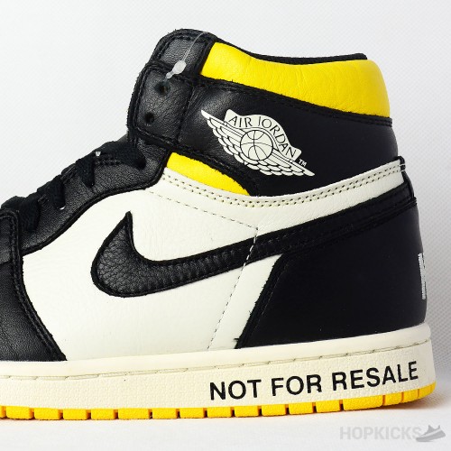 Air Jordan 1 Retro High Not for Resale Varsity Maize