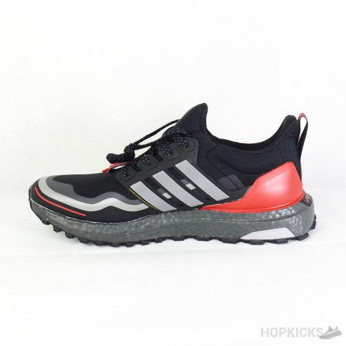 Ultra Boost Guard Black Scarlet