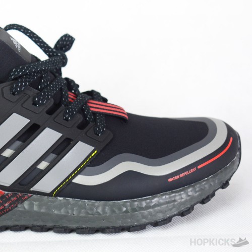 Ultra Boost Guard Black Scarlet