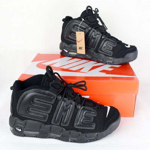 Supreme X Air More Uptempo Black