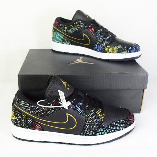 Air Jordan 1 Low Multicolor Snakeskin