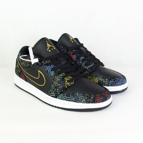 Air Jordan 1 Low Multicolor Snakeskin