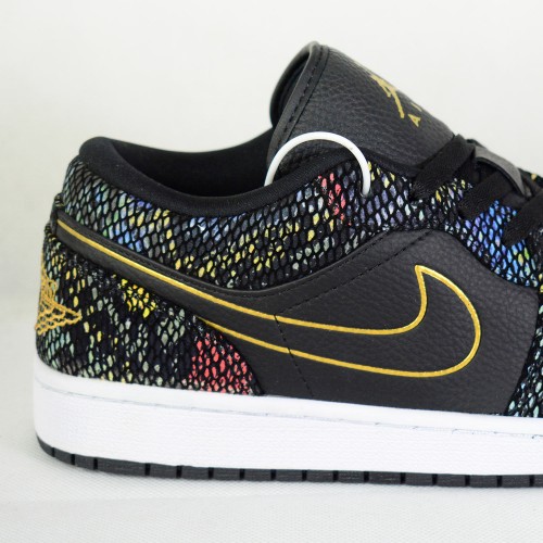 Air Jordan 1 Low Multicolor Snakeskin