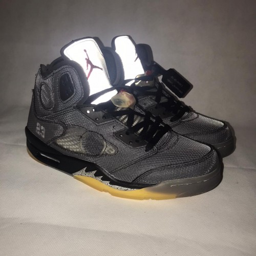 Off-White x Air Jordan 5 Retro Black