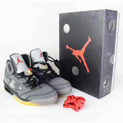 Off-White x Air Jordan 5 Retro Black