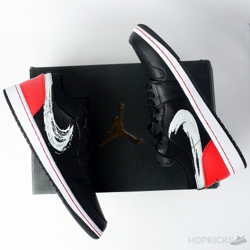 Air Jordan 1 Brushstroke Black