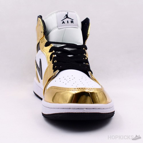 Air Jordan 1 Mid Metallic Gold