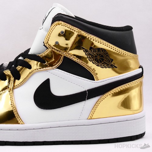 Air Jordan 1 Mid Metallic Gold