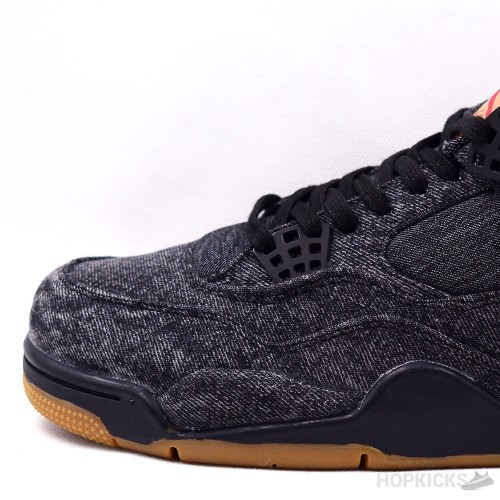 Levis x Air Jordan 4 Black Denim [Premium Batch]