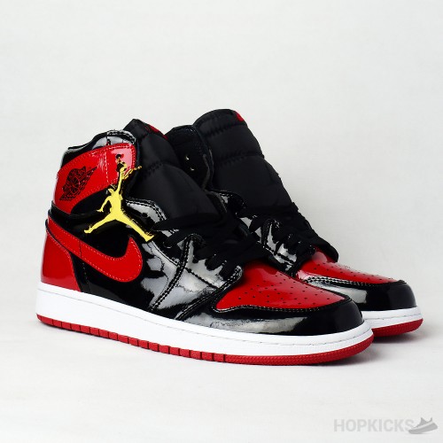 Air Jordan 1 Retro High OG Bred Patent