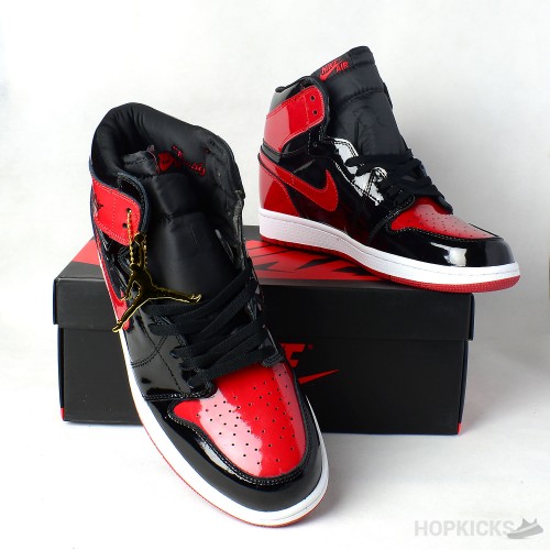 Air Jordan 1 Retro High OG Bred Patent