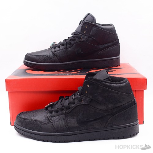 CLOT X Dover Street x Air Jordan 1 Black