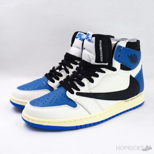 Travis Scott x FRAG x AJ 1 High Military Blue