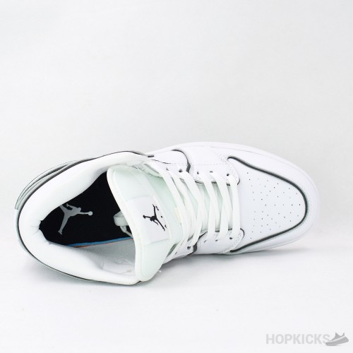 Air Jordan 1 Mid Iridescent White [Reflective]