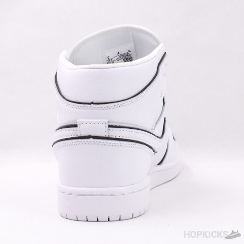 Air Jordan 1 Mid Iridescent White [Reflective]