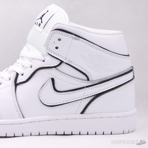 Air Jordan 1 Mid Iridescent White [Reflective]