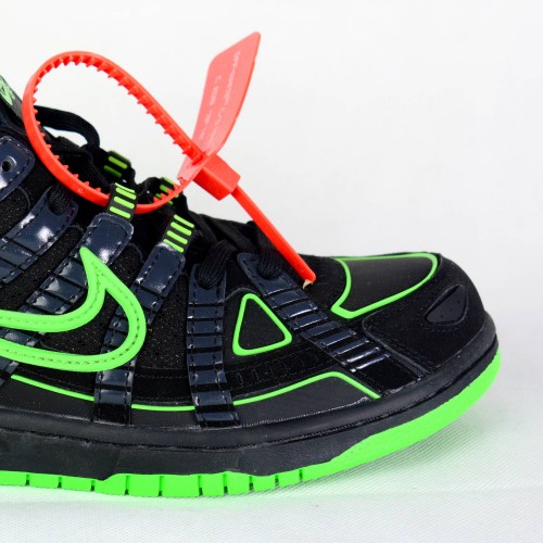 Off-White X Air Rubber Dunk Green Strike [Premium Batch]