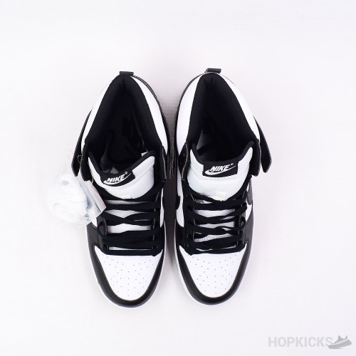 SB Dunk High Black White