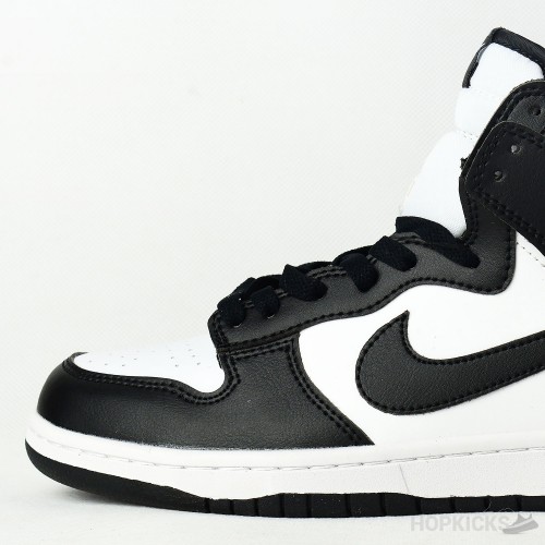 SB Dunk High Black White