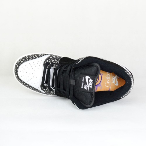 Civilist X SB Dunk Low Black/White