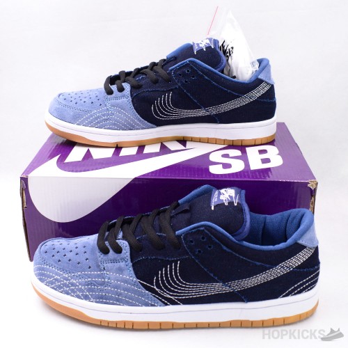 SB Dunk Low Denim Sashiko