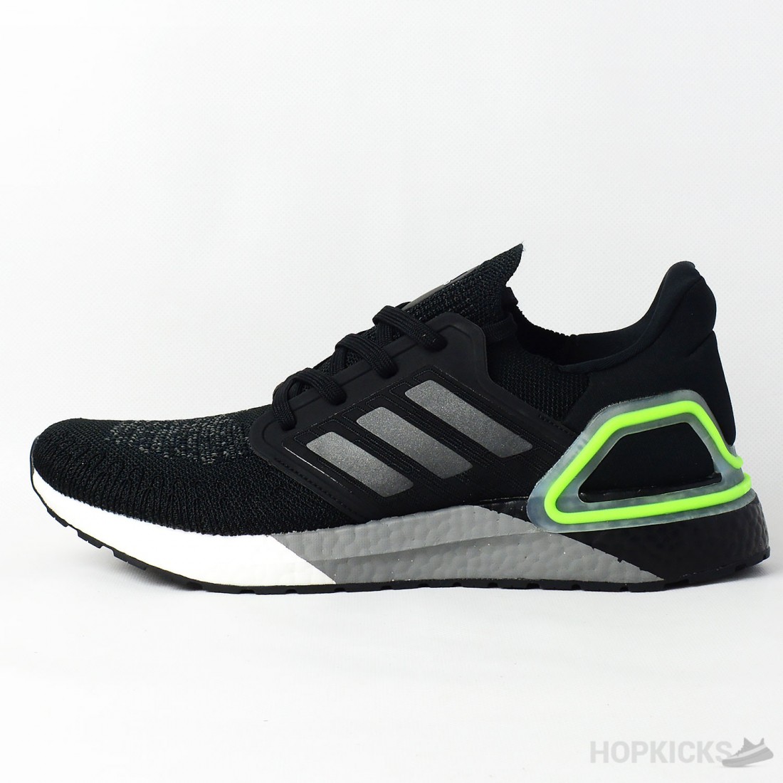 Adidas ultra boost 20 core black signal green Clearance