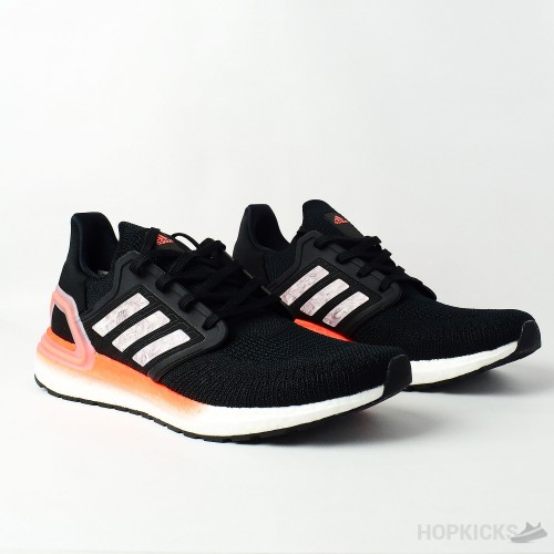 Ultra Boost 20 Core Black Signal Coral (Real Boost)