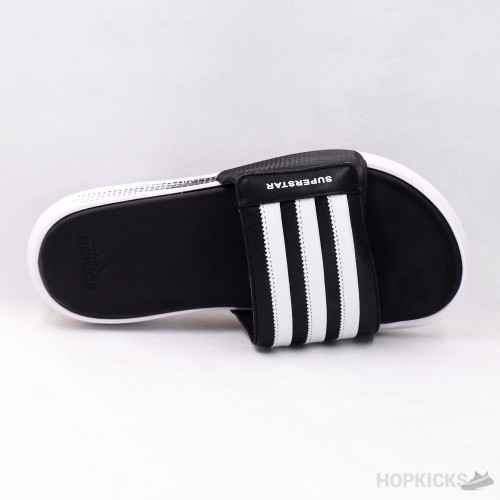 Superstar 4G Slides White Black