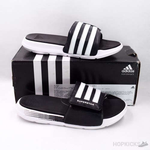 Superstar 4G Slides White Black