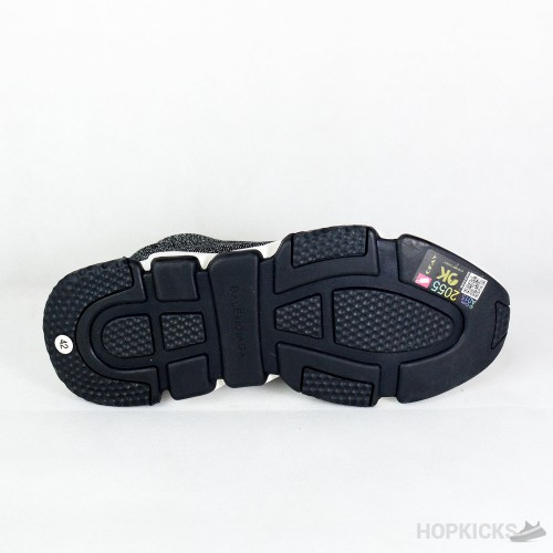 Bale*ciaga Speed Clear Sole Black Silver [Premium Quality]