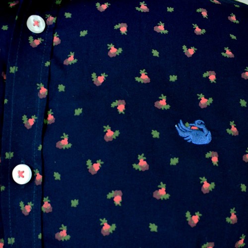 Duck Head Fruit Navy Dress Shirt