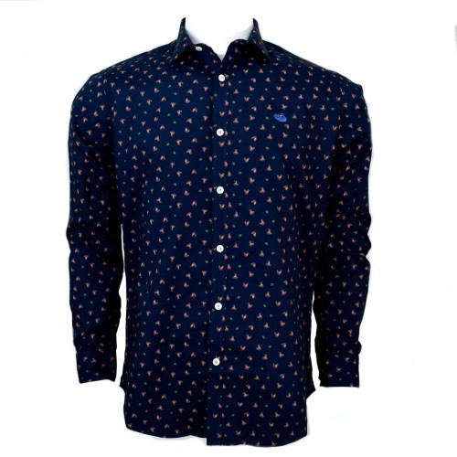 Duck Head Fruit Navy Dress Shirt