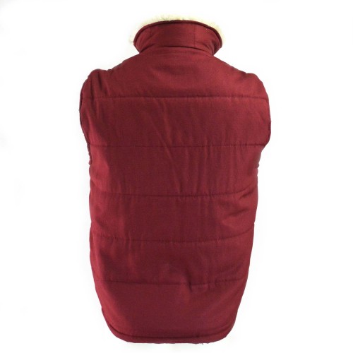 VRSC Padded Sleeveless Jacket Maroon