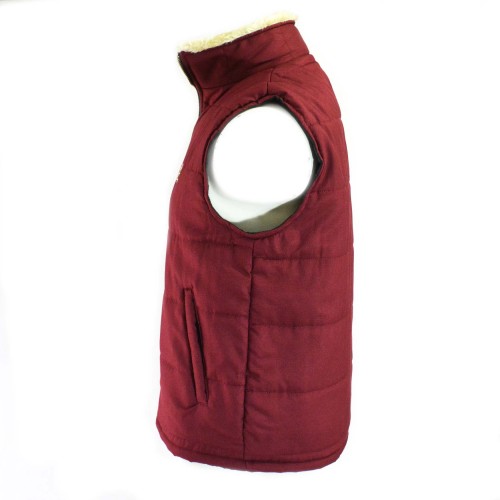 VRSC Padded Sleeveless Jacket Maroon