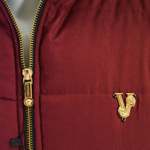 VRSC Padded Sleeveless Jacket Maroon