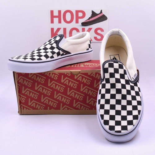 Chequered Vans Black [ Dot Perfect Versions ]