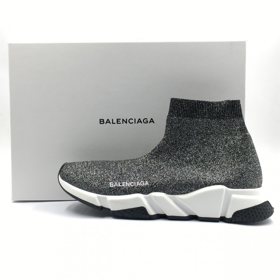 silver balenciaga speed