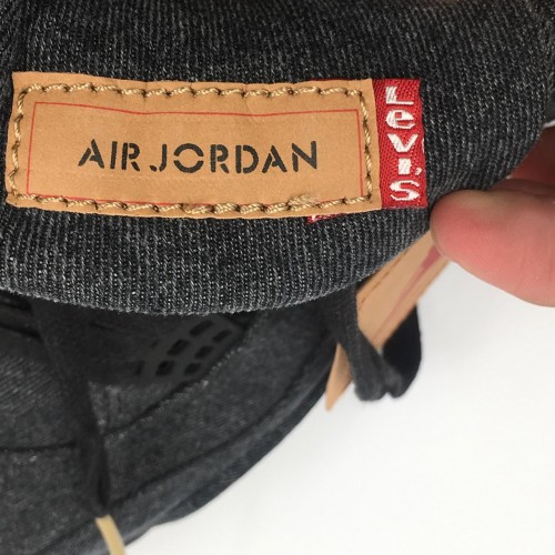 Levis x Air Jordan 4 Black Denim [Premium Batch]