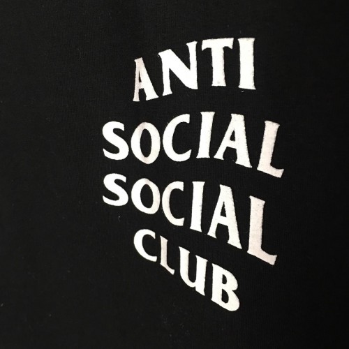 Anti Social Social Club Black Tee [HOP Batch]